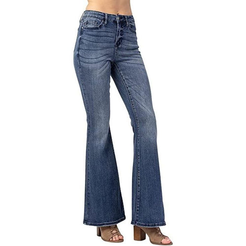 Judy Blue - High Rise Flare Jeans - Sandi's Beachwear