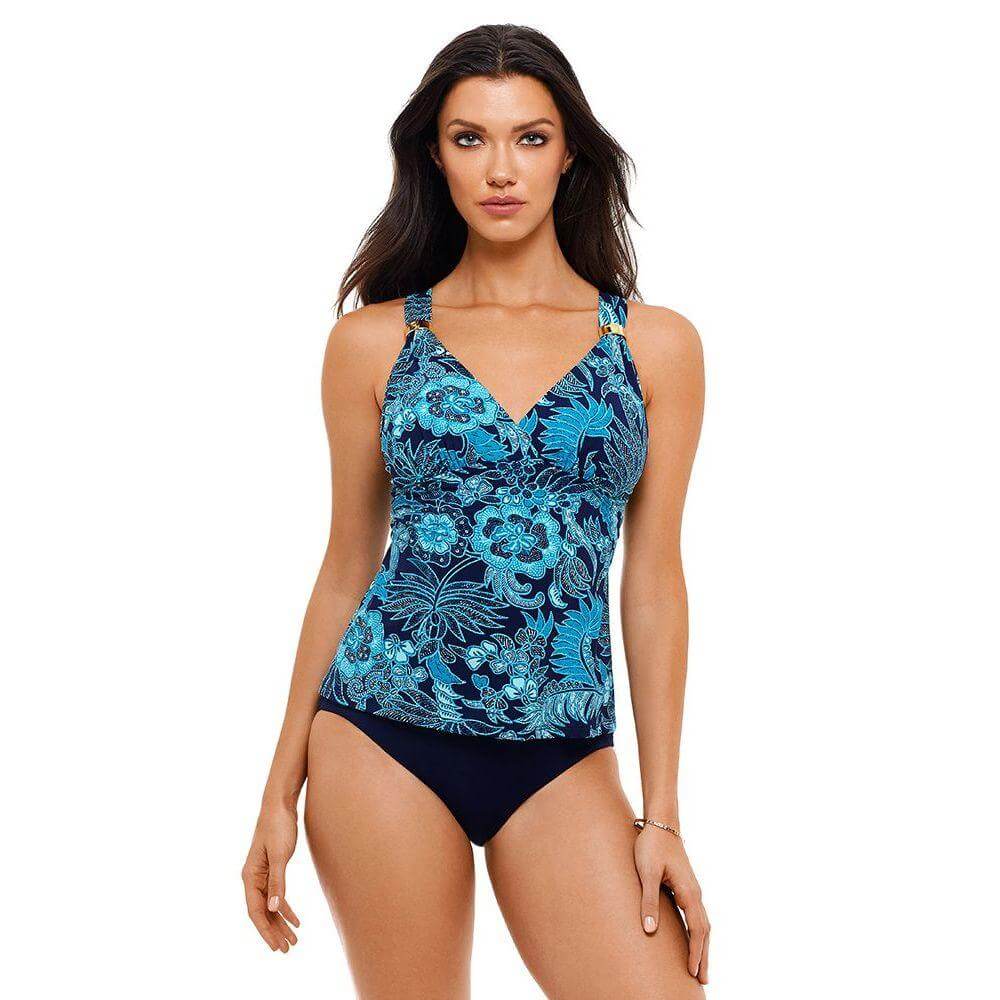 Amoressa Blue Jasmine Sevilla Top Swimsuit