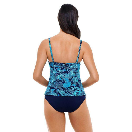 Amoressa Blue Jasmine Sevilla Top Swimsuit - Sandi's Beachwear