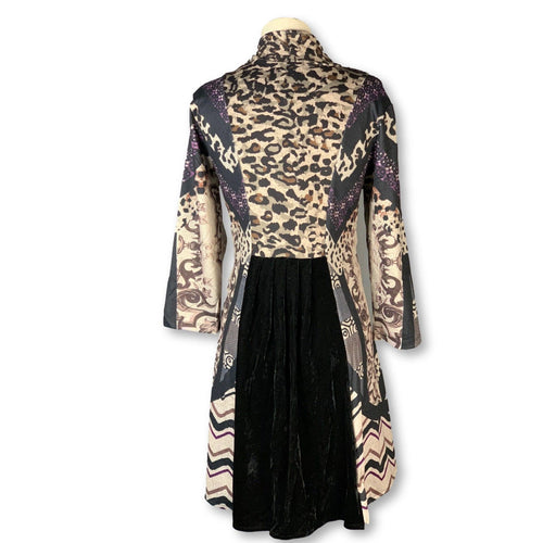 Kamana - Leopard Velvet Cardigan - Sandi's Beachwear