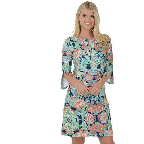 Chelsea Gunn Designs - Molokai 3/4 Sleeve Dress - Sandi's Beachwear