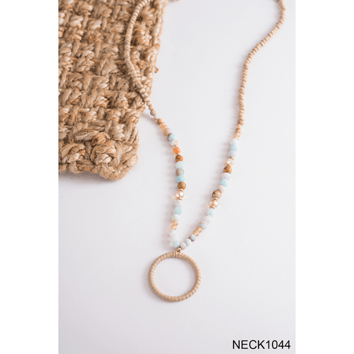 Simply Noelle - Lost in Neverland Long Circle Necklace - Sandi's Beachwear