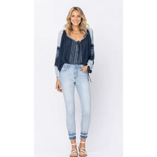 Judy Blue - Jeans -Skinny Fit-Mid Rise - Sandi's Beachwear