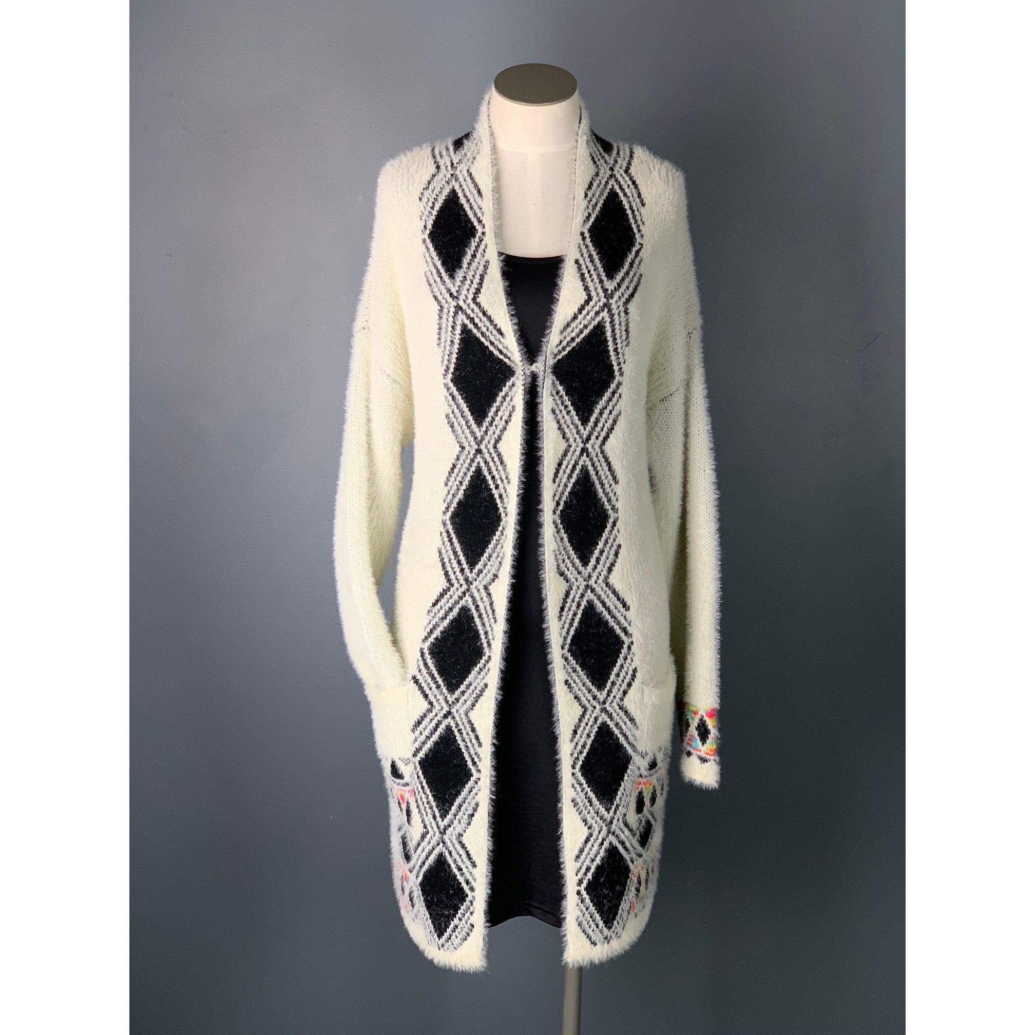 Southwest print sweater clearance