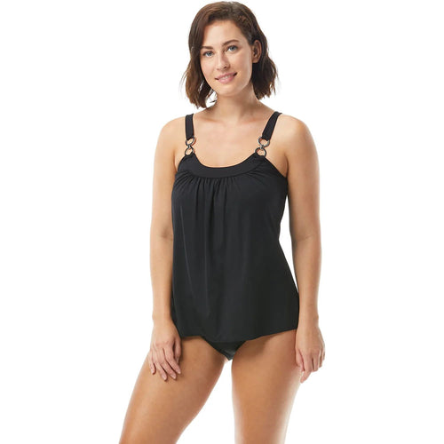 CoCo Reef - Swim Tankini W/Rings Strap - Sandi's Beachwear