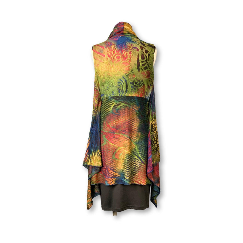 Kamana - Multi Color Open Cardigan - Sandi's Beachwear