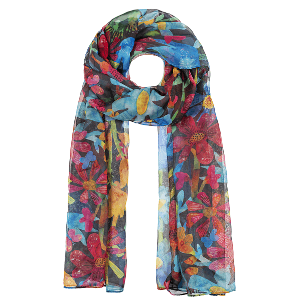 Ganz - Folk Art Scarf - Sandi's Beachwear