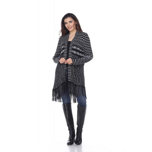 Kamana Fringed Jersey - Sandi's Beachwear