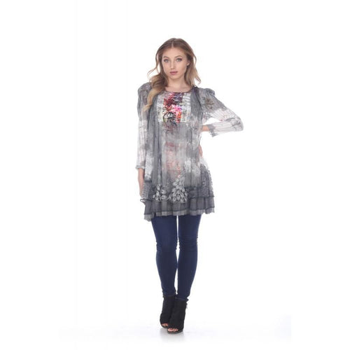 Kamana Multi Color Pull Over Tunic - Sandi's Beachwear