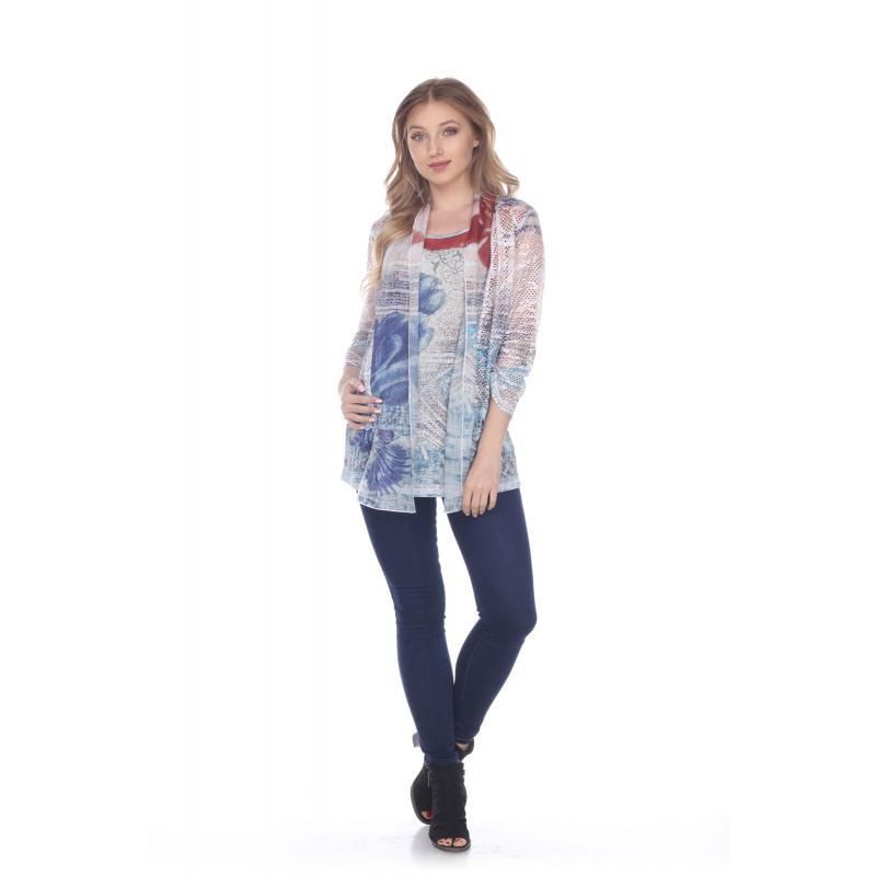 Kamana Cardigan Top - Sandi's Beachwear