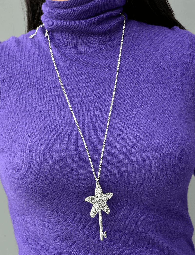 Good Works - Be Happy Star Key Necklace - Sandi's Beachwear