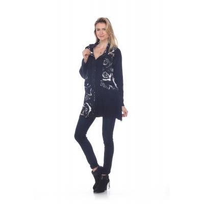 Kamana 3 Button Black Jacket - Sandi's Beachwear