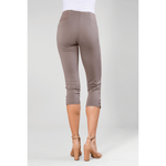 Simply Noelle - Ponte Cropped Button Pant - Sandi's Beachwear
