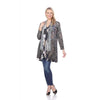 Kamana Grey/Green Long Sleeve Cardigan - Sandi's Beachwear