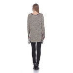 Kamana Beige Multi-Color Long Sleeve Tunic - Sandi's Beachwear